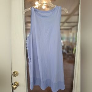 Athleta Lavender Mesh Tank Dress Medium Petite
